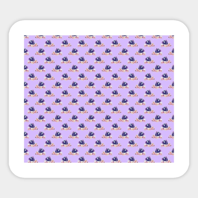 Fairy Turtle Pattern Sticker by saradaboru